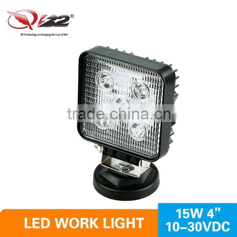15w led driving lights square led working light for truck roof lights