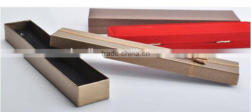 Bronze Color Necklace Case Printed Custom Logo Jewelry Box