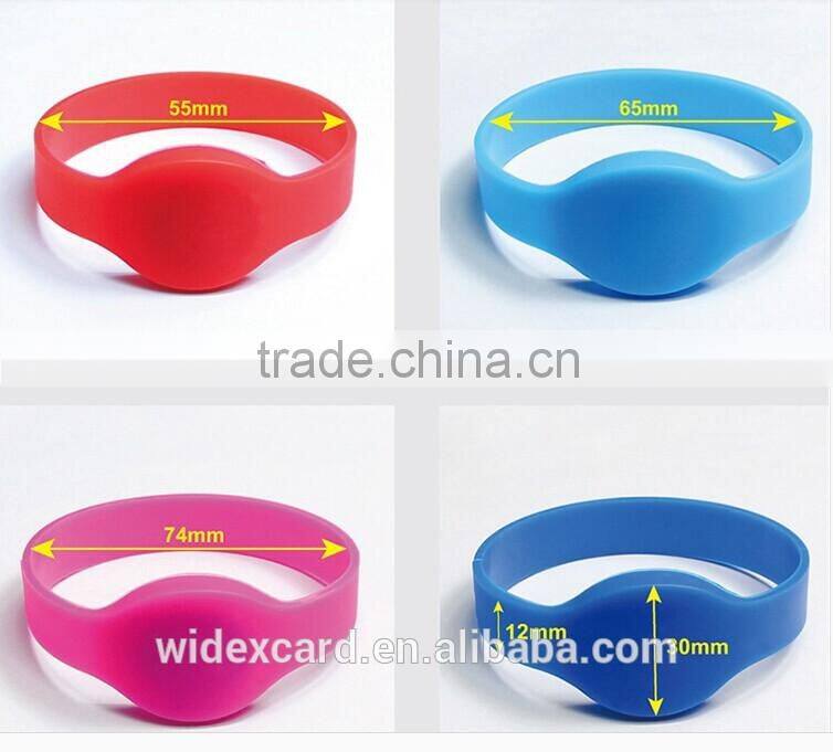 Customized printing RFID silicone wristband/bracelet