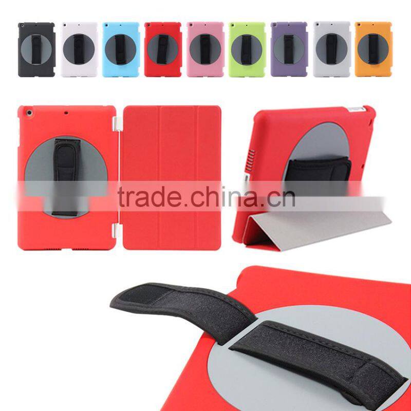 Best Selling Smart 360 Degree Rotating Handheld Back Cover Magnetic Case for iPad mini 1/2/3