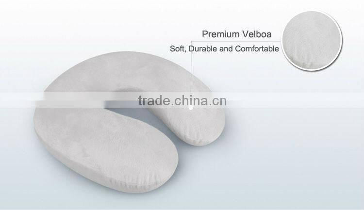 Comfortable Latest design u shape neck pillow with simple logo