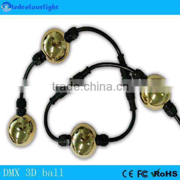 50mm solid milk nightclub stage Madrix DMX512 string pixel ball light