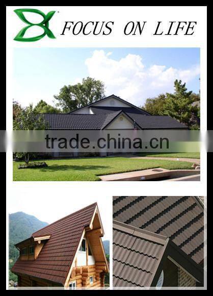 ALUMINUM ZINC STONE COATED SOLAR METAL ROOF TILE