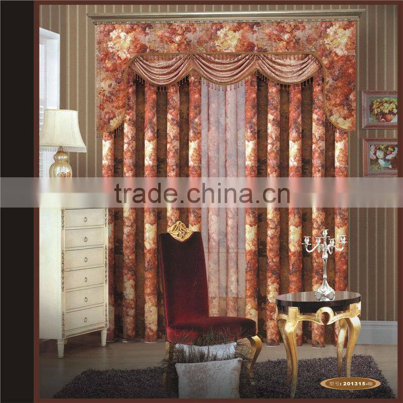 New style curtain designs stock curtain fabric