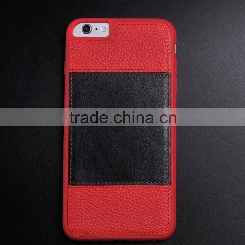Wholesale Hybird leather+pc Phone Accessories Case For iphone 7