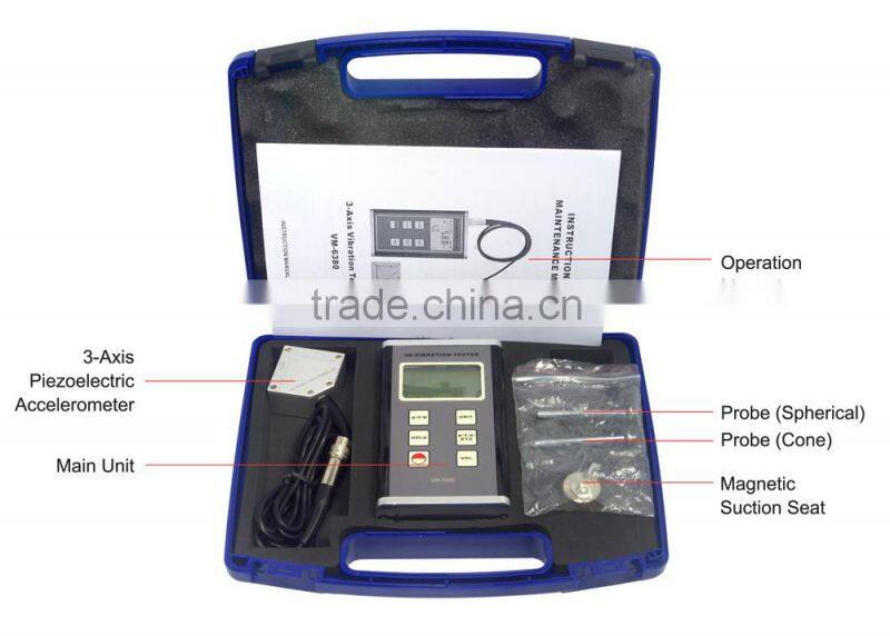 New 3 -Axis Vibration Meter VM-6380