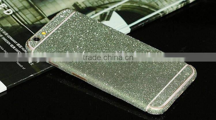 Glitter full body sticker for iPhone 6,for iPhone decal skin sticker