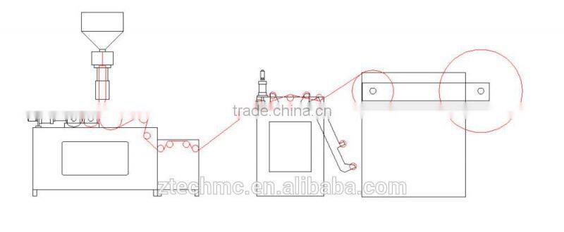 compound 2-layer LDPE plastic air bubble film making machine ztech