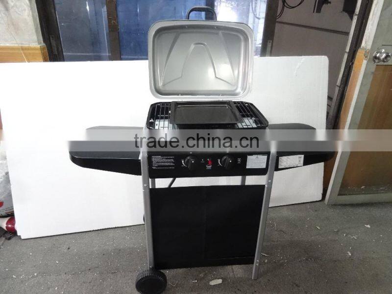 Propane Gas Gas Type and Trolley 2 burner Patio BBQ grills
