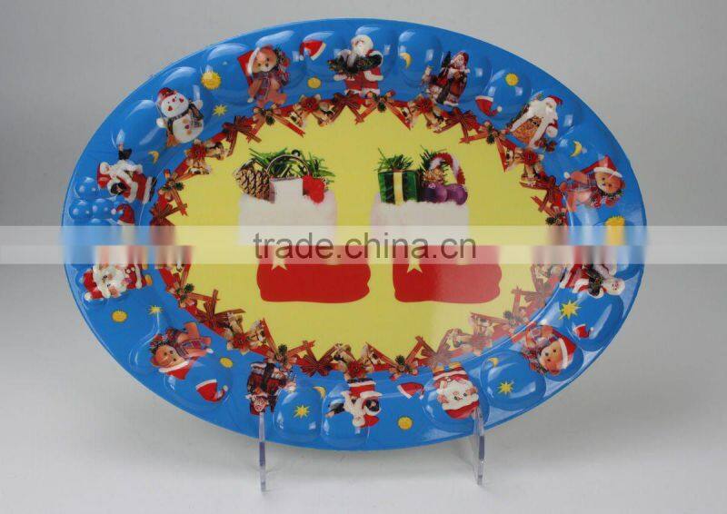 plastic christmas tray