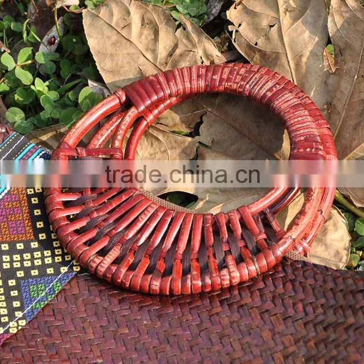 Hot selling cheap ladies handbag thailand straw bag for women vacation on beach bag