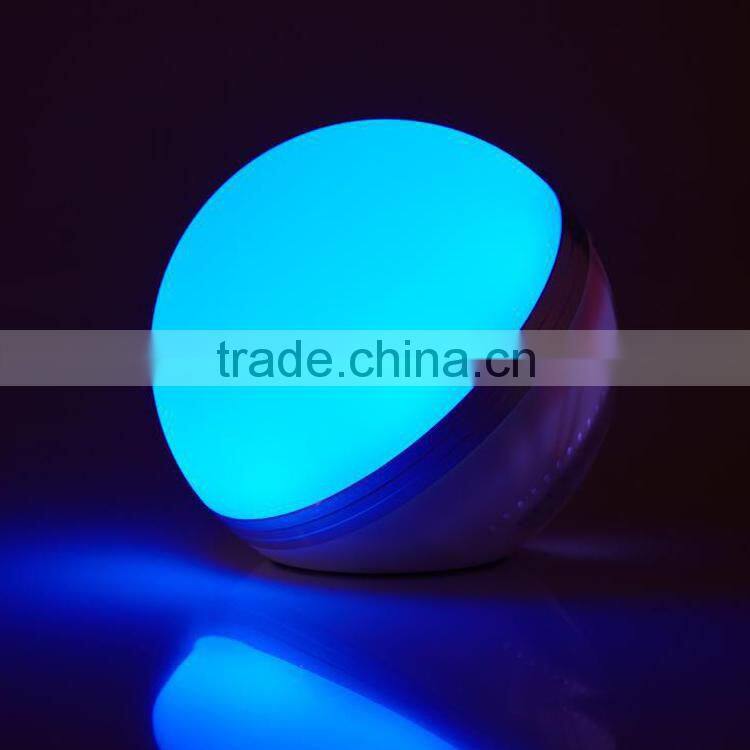 Factory supply, colorful led light global speaker bluetooth, portable wireless bluetooth speaker