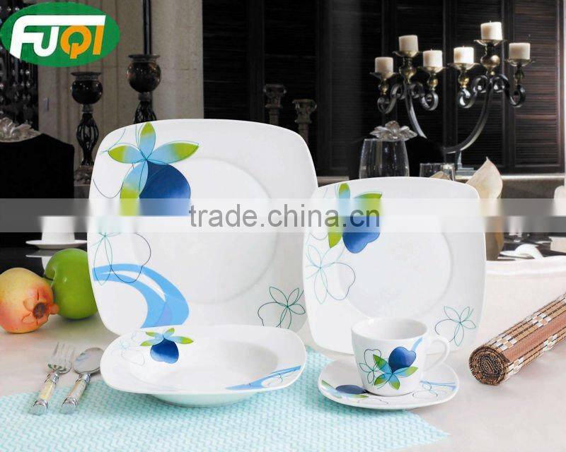 square porcelain new tableware