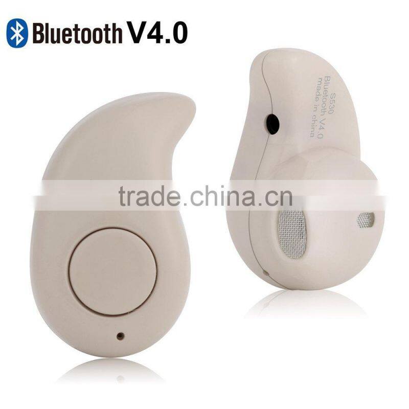 Hot Selling Wireless Bluetooth Earphone Bluetooth V4.0 Stereo Noise Cancelling Bluetooth Headset Wireless range up to 10 meters