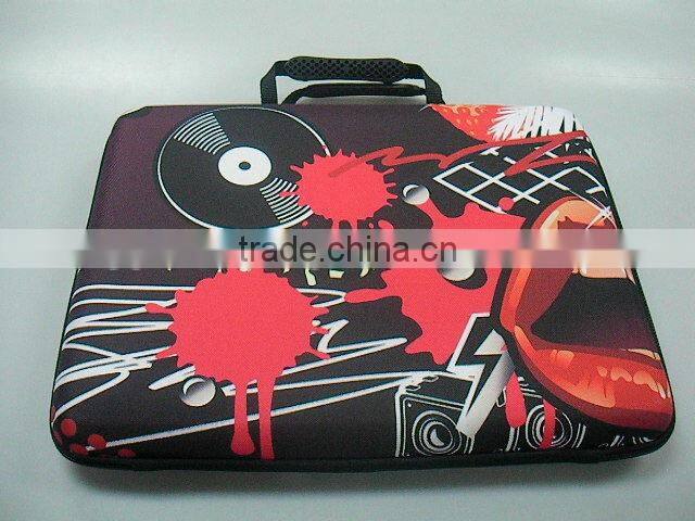 Plastic Handle eva material laptop carrying eva bag