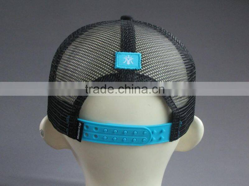 Hot sale custom 5 panel trucker cap with woven badge