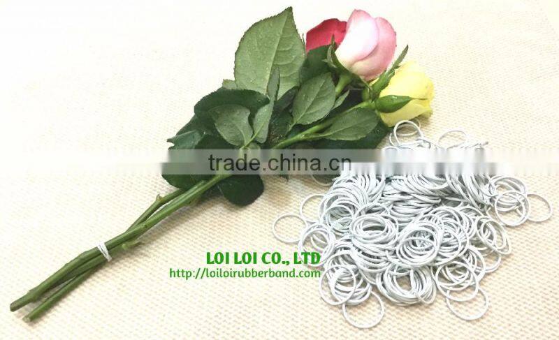 Any size White color solid bulk rubber band with Factory price - High quality EPDM rubber for rainbow loom rubber band