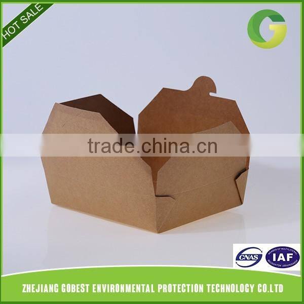 Zhejiang GoBest Disposable custom paper food tray box