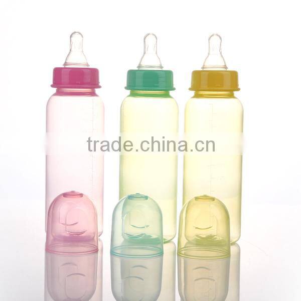 Big Volume Baby PP Bottle with Soft Nipple New Born Baby Milk Bottle