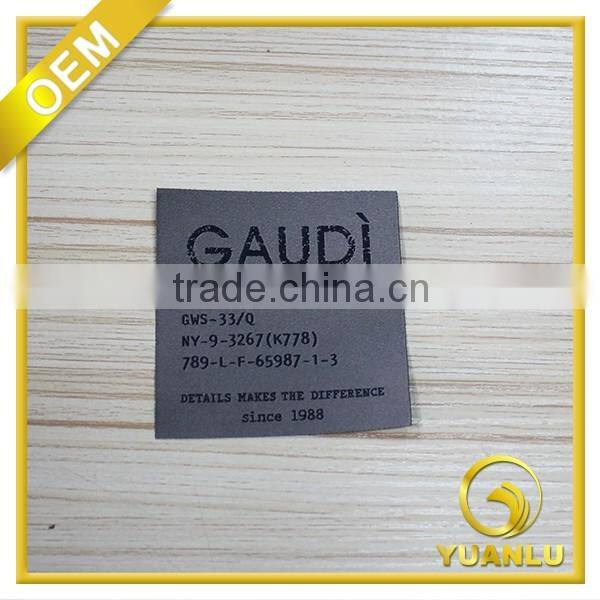 Garment Labels Black woven label