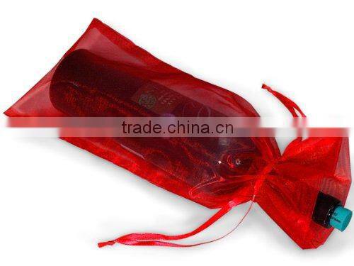 Mini Cute Organza Bag For Wine Bottle