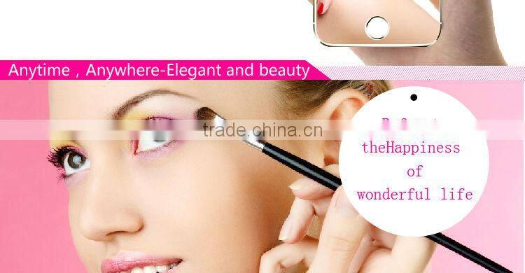 mobile phone accessories 0.33mm round edge tempered mirror glass screen protector for iphone 6
