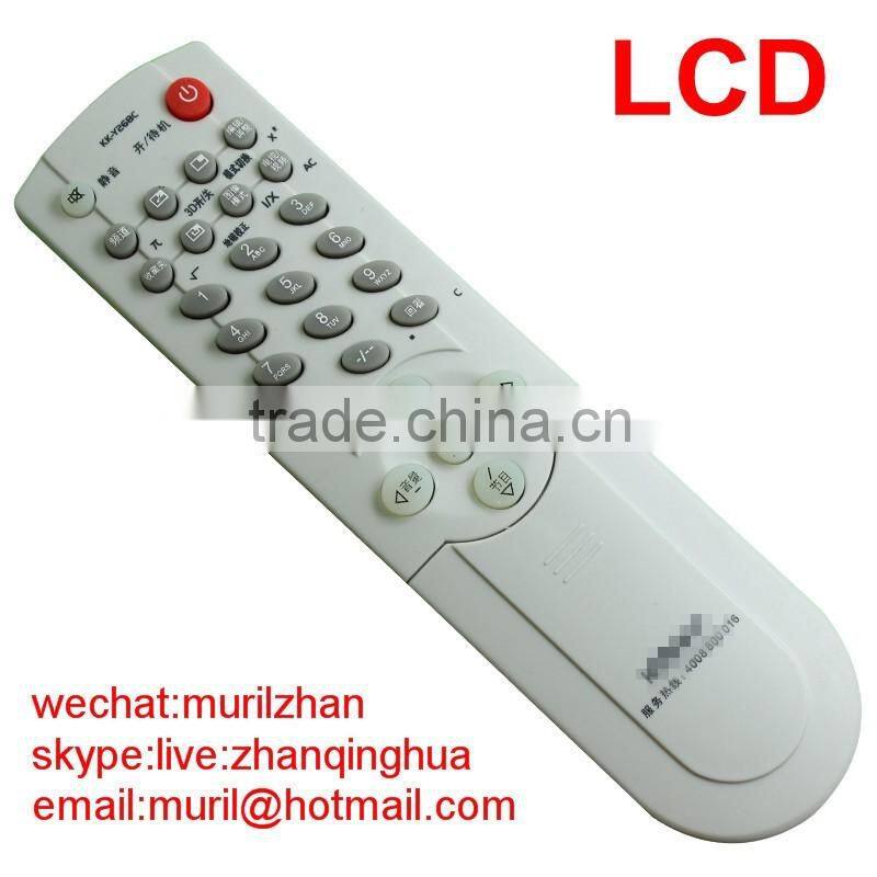 High Quality Gray 27 keys KK-Y268C TV REMOTE CONTROL for KONKA TV with clamshell KK-Y271A KK-Y361