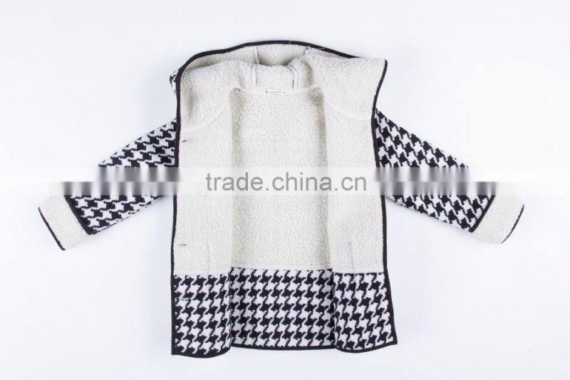 Beautiful New Design Baby Girl Winter Coat Western Style Fashion Girl Winter Coat