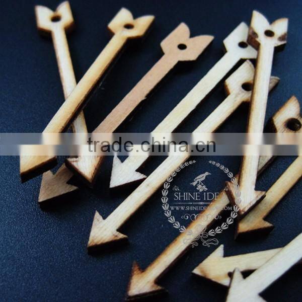 60*10mm natural wood log arrow charm pendant charm DIY painting charm supplies 1800153