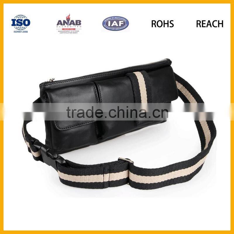 2016 Trendy Bicycle Sport Running Belt PU Waist Bag Leisure Bag for Men and Women