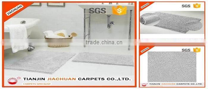 home decoration absorbent non slip chenille bath mats