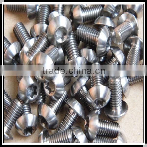 Gold color M2 M3 Titanium allen bolt