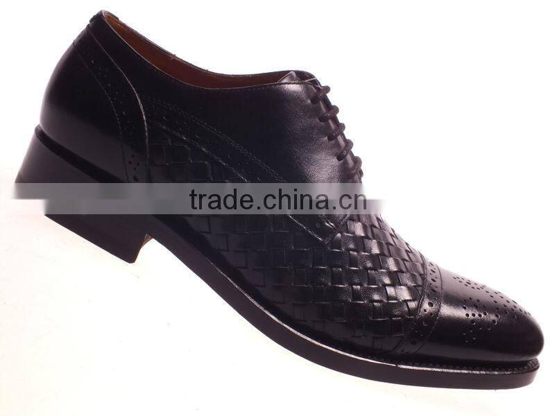 Fashion custom made goodyear welted men dress leather shoes 2014