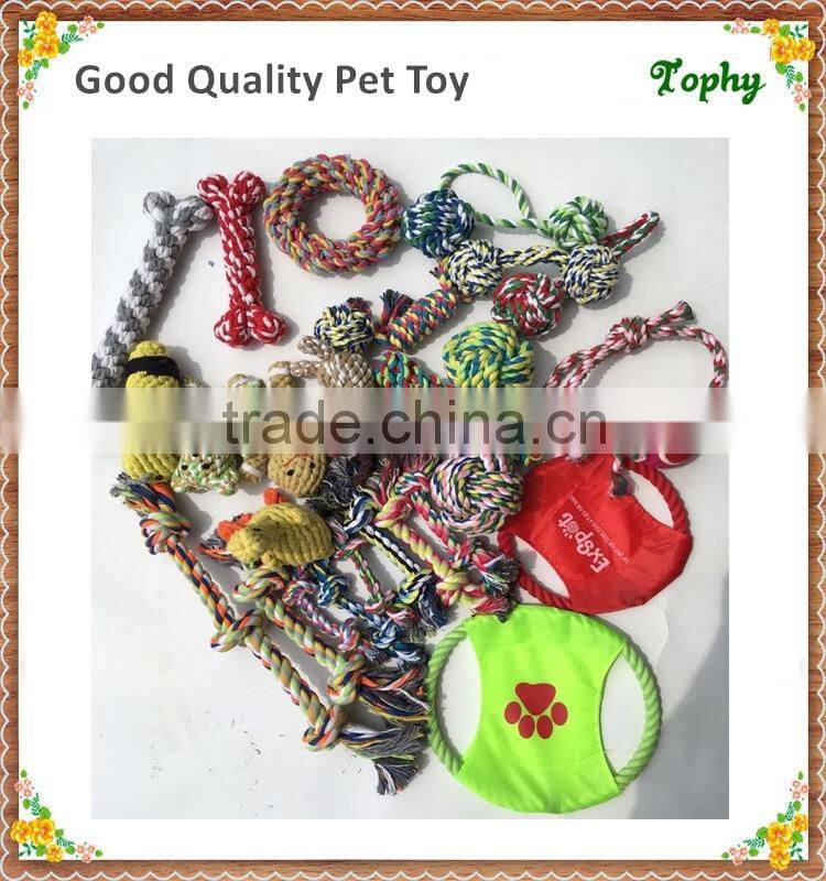 Cotton Rope with Strap A Tennis Ball Playthings Puppy Dog Toys