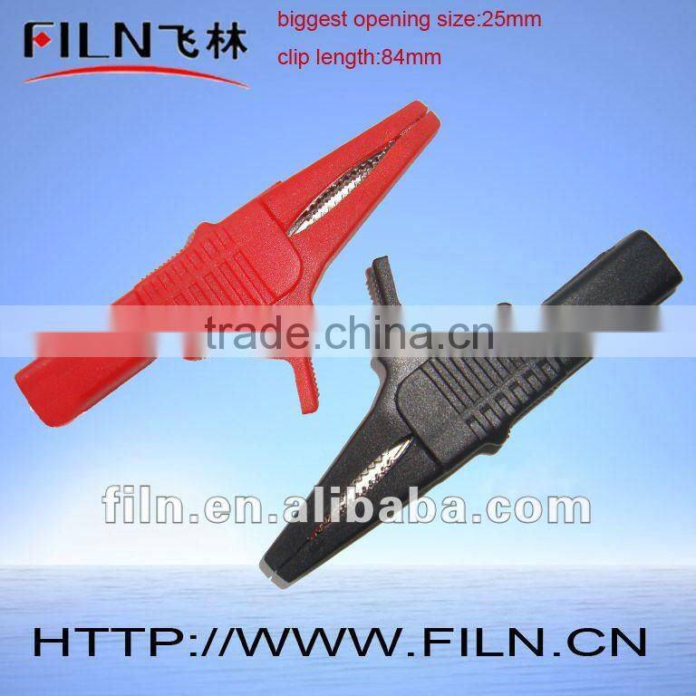 68mm complete insulated copper alligator clip