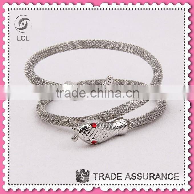 Girls fancy bangles for party, snake shaped metal bangles design