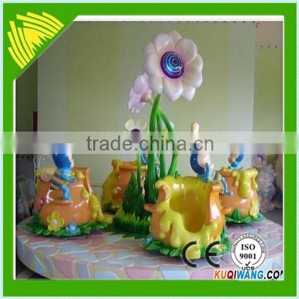 Attractive amusement coffee cup family rides for theme park