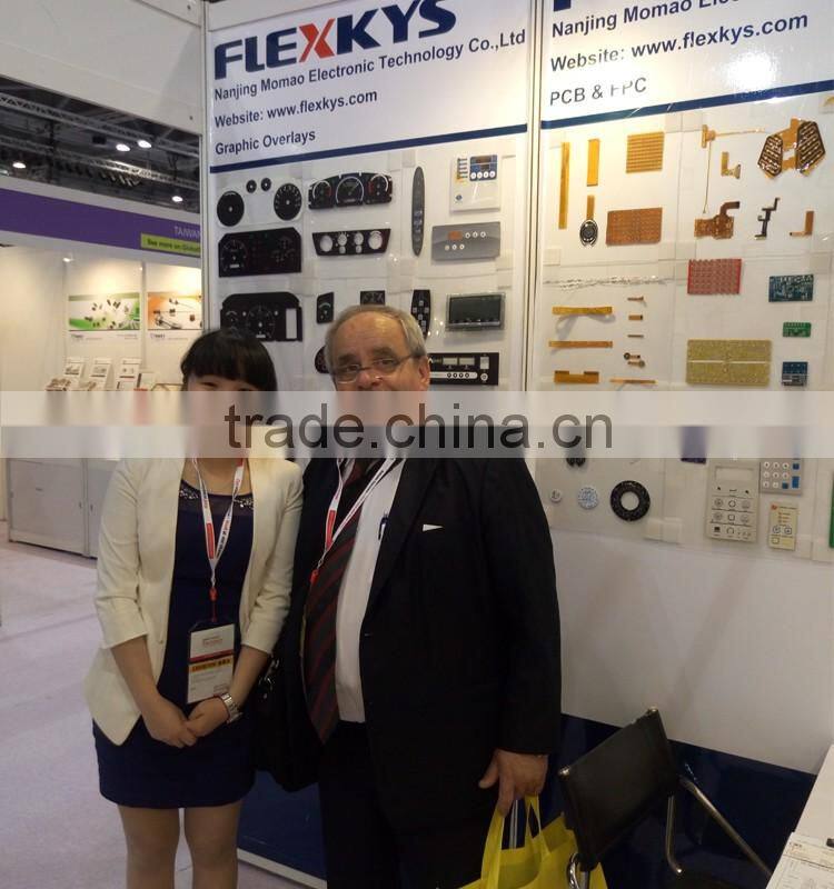 Computer garment cloth control panel metal dome membrane switch