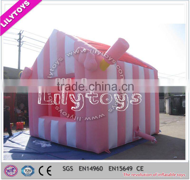 Attractive Lilytoys inflatable air cube tent/inflatable tent for promotion