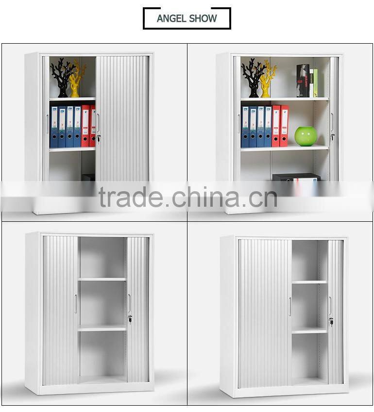 steel grey small roller shutter door storage filing cabinet