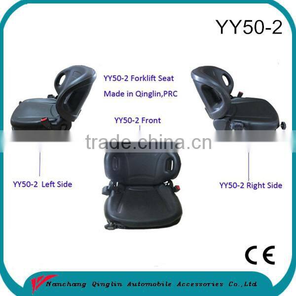 China factory price deluxe forklift spare parts toyota forklift driver seat for forklift YY50-2