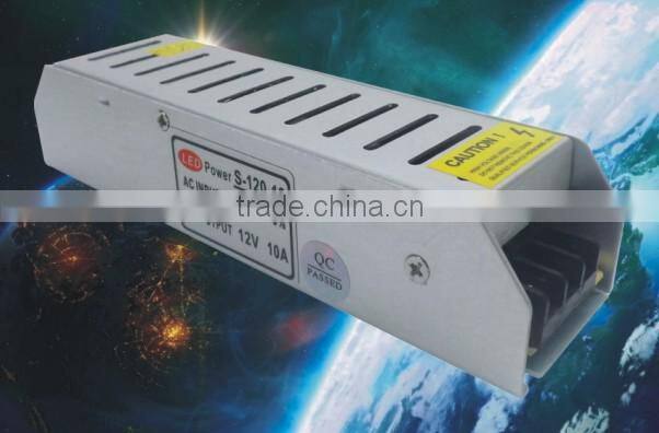 120w 24v strip series led power supply ,24v 5a LED switching power supply with factory price