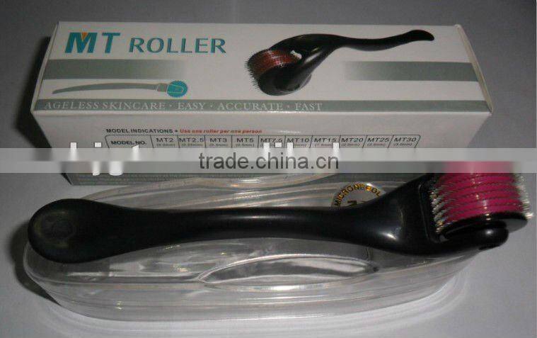 professional micro needle roller /magic anti ageing ,wrinkle removal Stainless steel microneedle roller(CE approved)