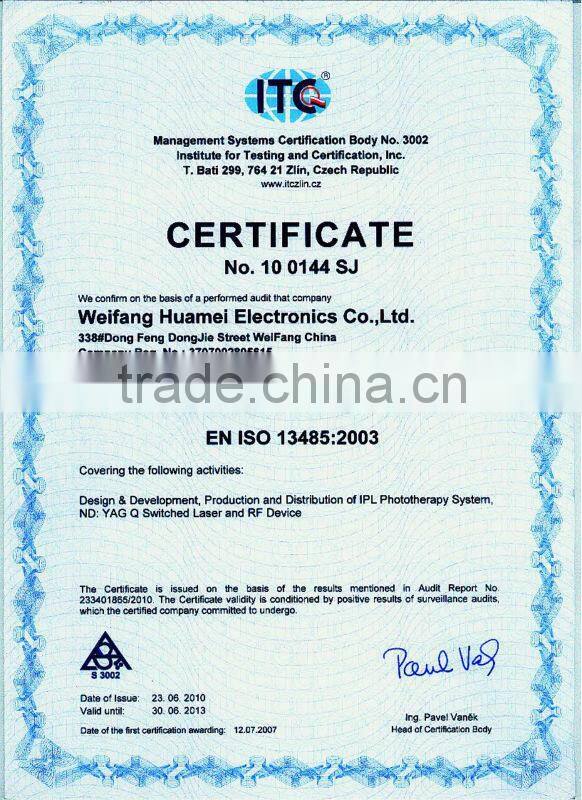 E-light (ipl+rf) beauty machine (TGA approval)