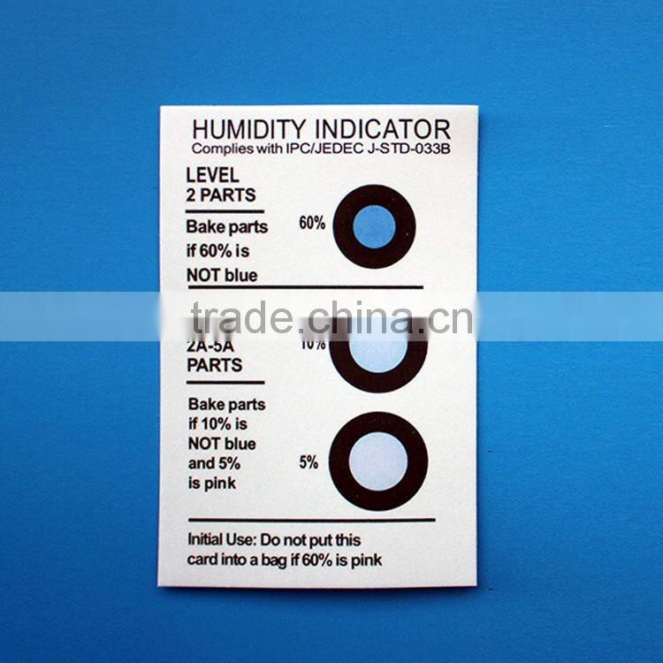Sample Free 30% 40% 50% Humidity Cards HIC