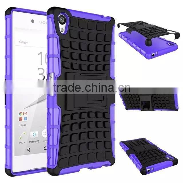 For SONY XPERIA Z5 PREMIUM Z5+ Armor CASE Heavy Duty Hybrid Rugged TPU Impact Kickstand Hard ShockProof CASE OUT DOOR CASE