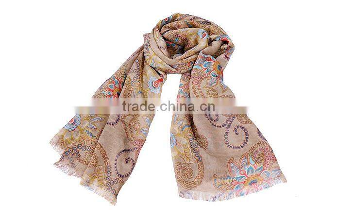 2014 Hot Women's Cotton Blends Totem Vintage Bohemia Scarf Shawl Long Noble Scarf Shawls Wholesale