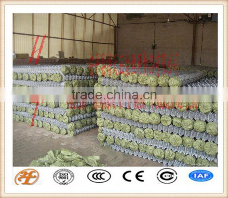 factory supply hot dipped galvanized/electro galvanized/colorful PVC coated chain link fence rhombus wire mesh