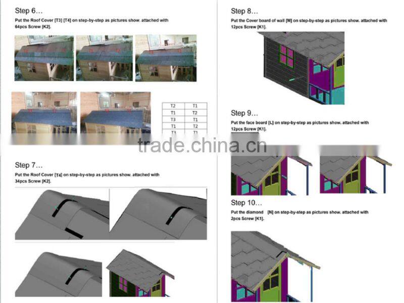 Good Quality And Low Price Wooden Playhouse