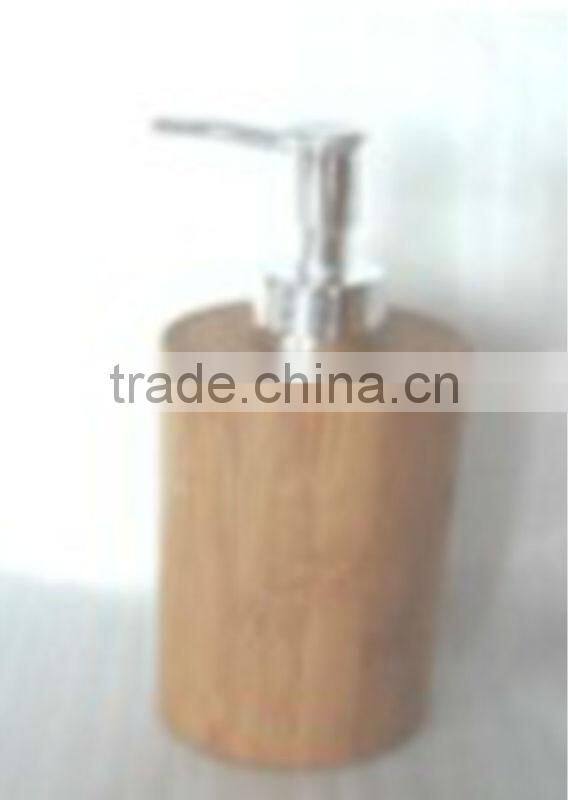 Bamboo shampoo bottle (cambered)